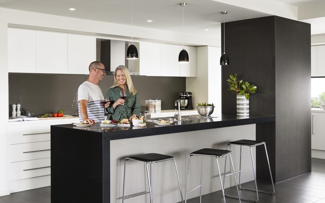 Rawson Homes Lifestyle Couple in Kitchen