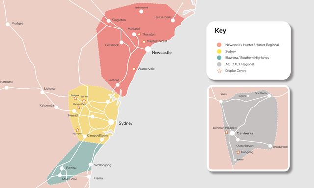 Rawson Homes build map