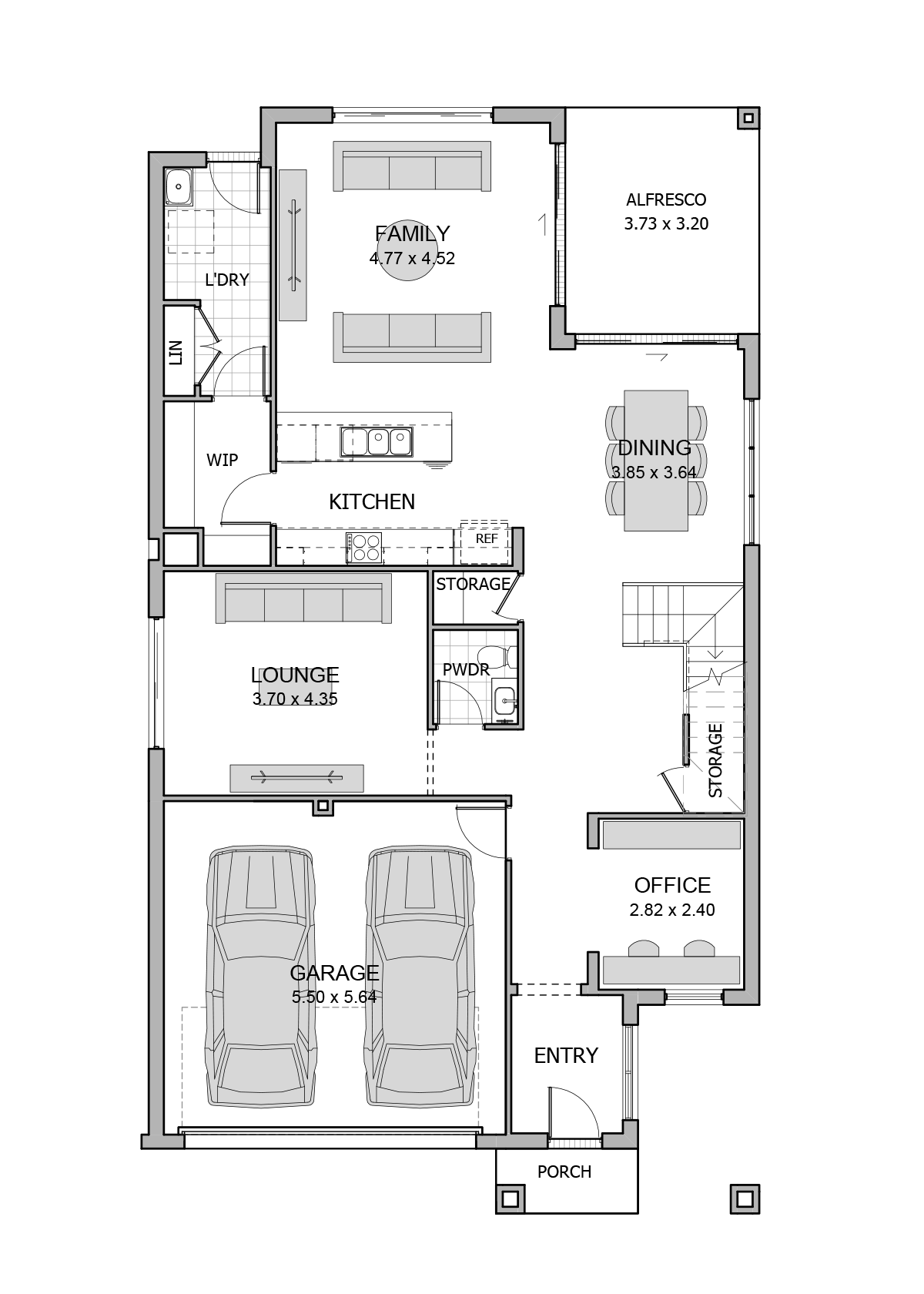 Modern Family House Floor Plan 20x30 Two Family House Plan 2 Beds Each