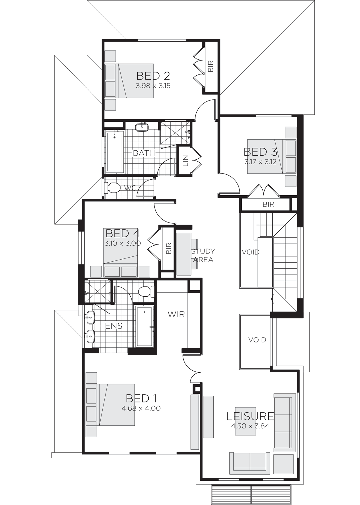 Balmoral Home Design Double Storey House Plans Rawson Homes