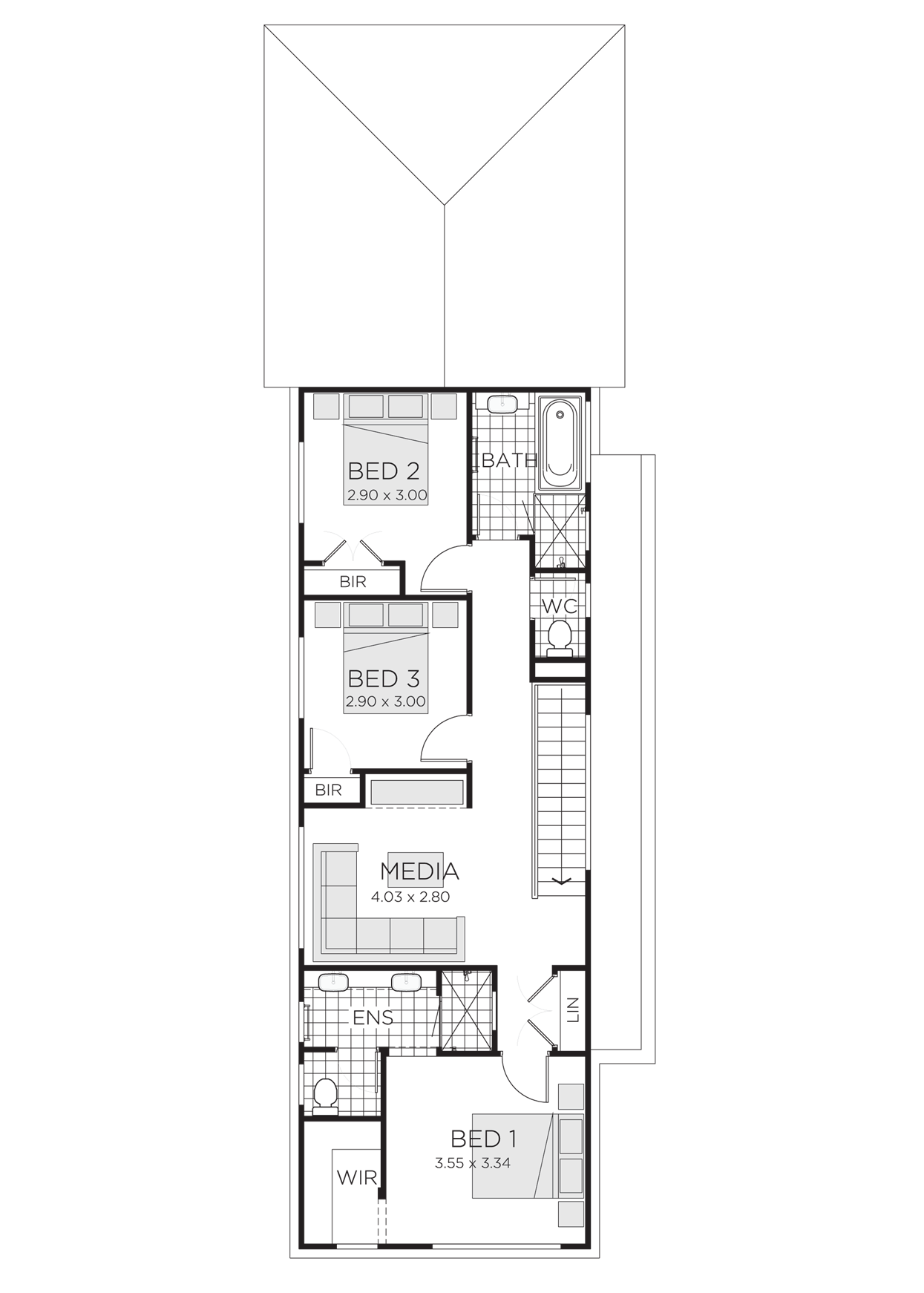 Ellerston House Plans Narrow Block Homes Rawson Home Builders