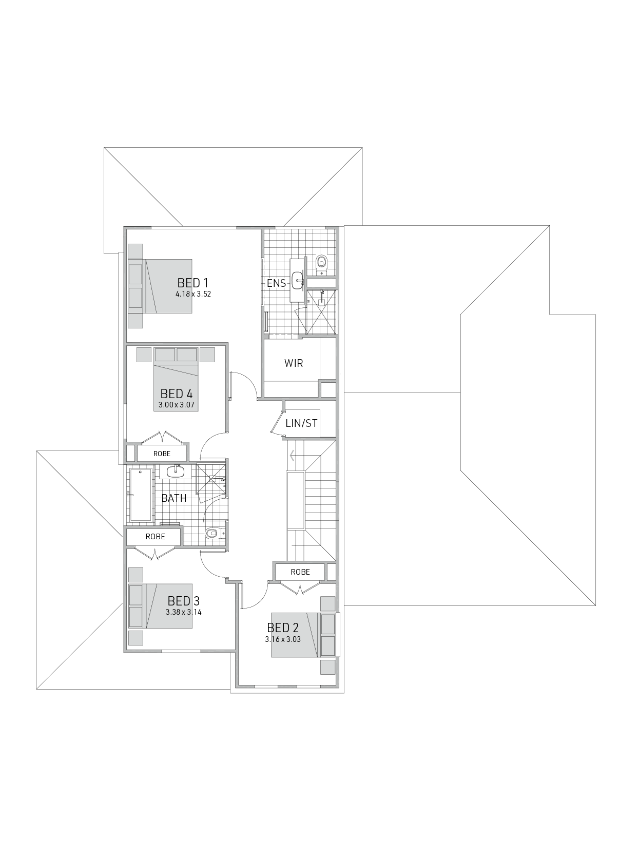 Mayfield MKIII first floor floorplan