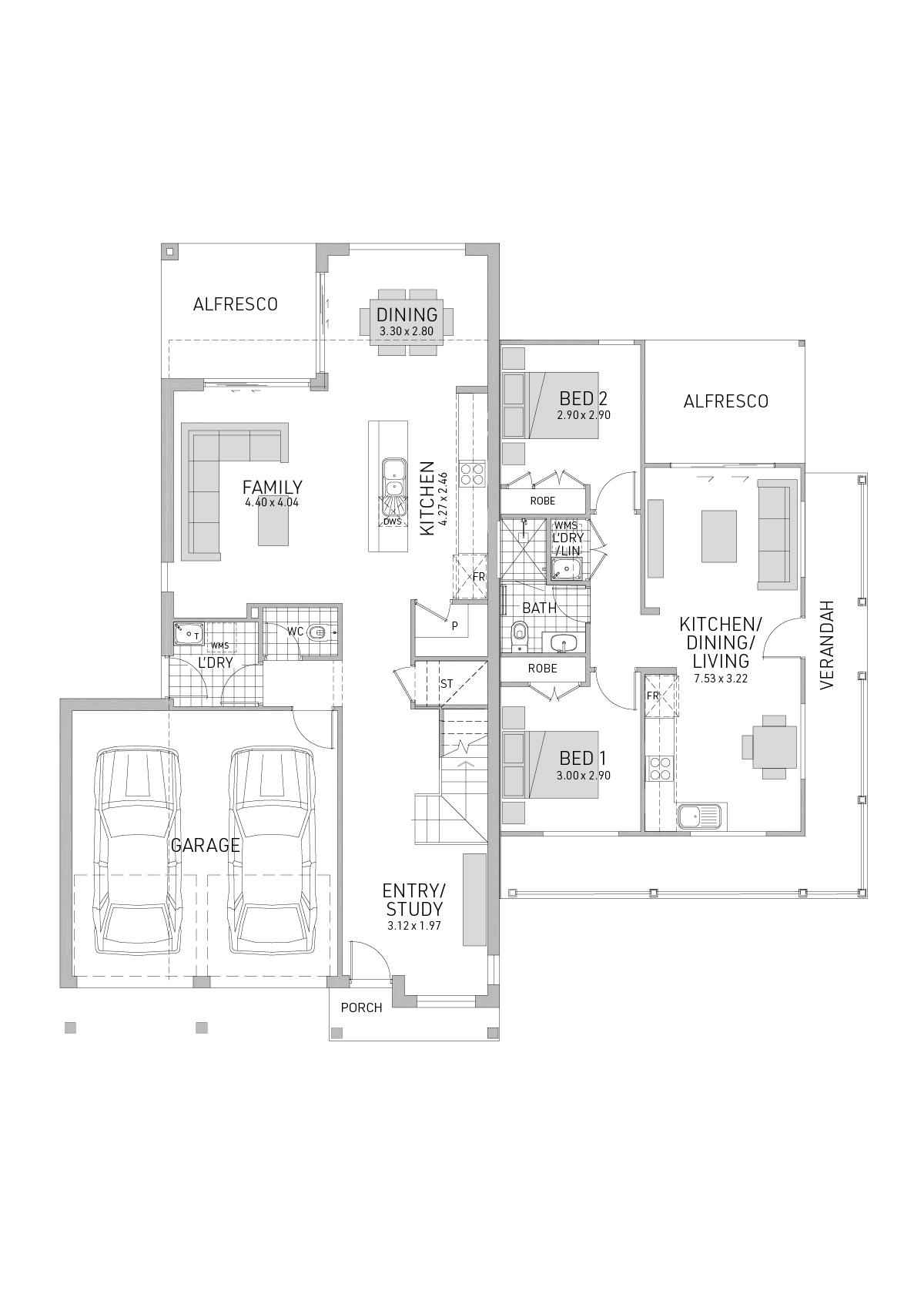 Mayfield Home Design Double Storey House Plans Rawson Homes