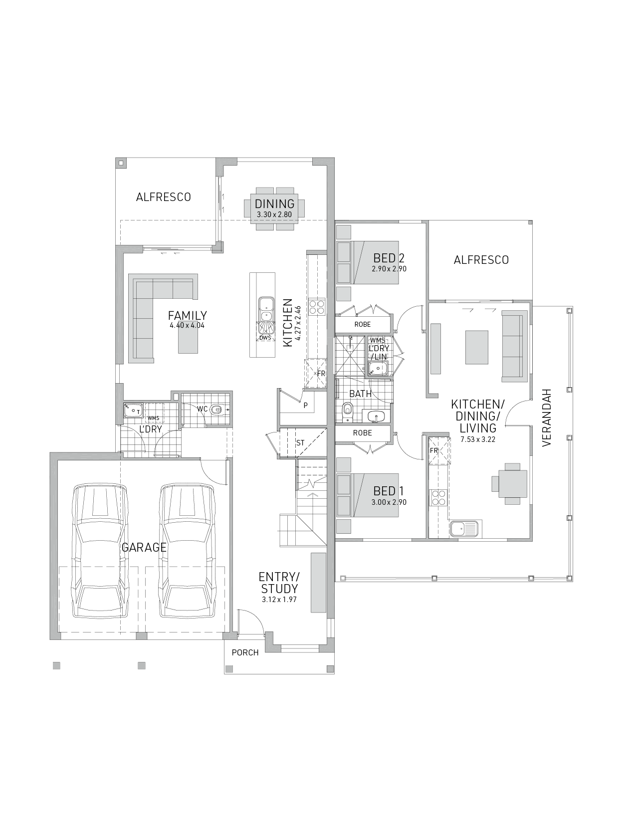 Mayfield MKIII ground floor floorplan