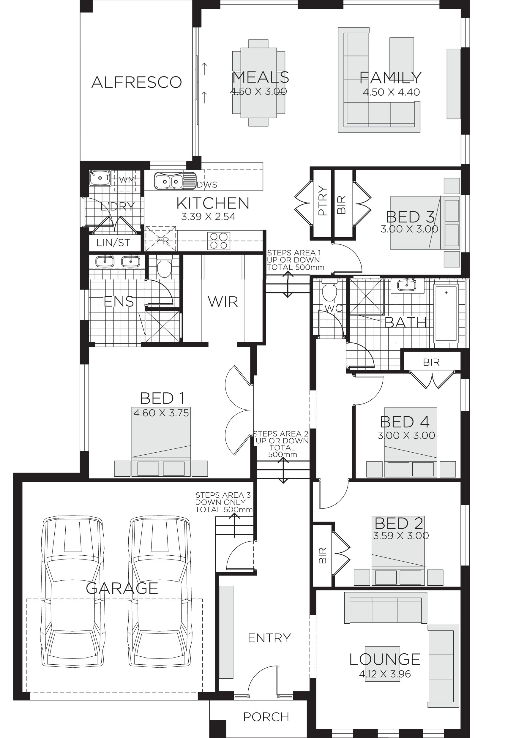 Serene Home Design Split Level House Plans Rawson Homes
