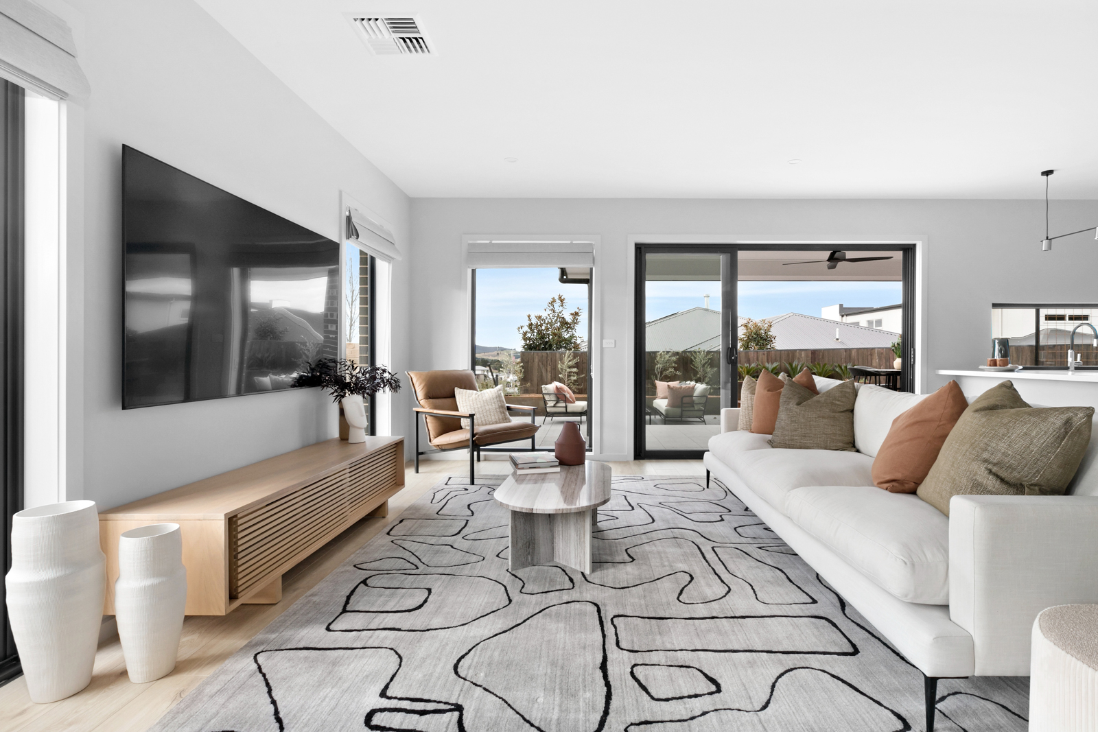 Capital home design living area