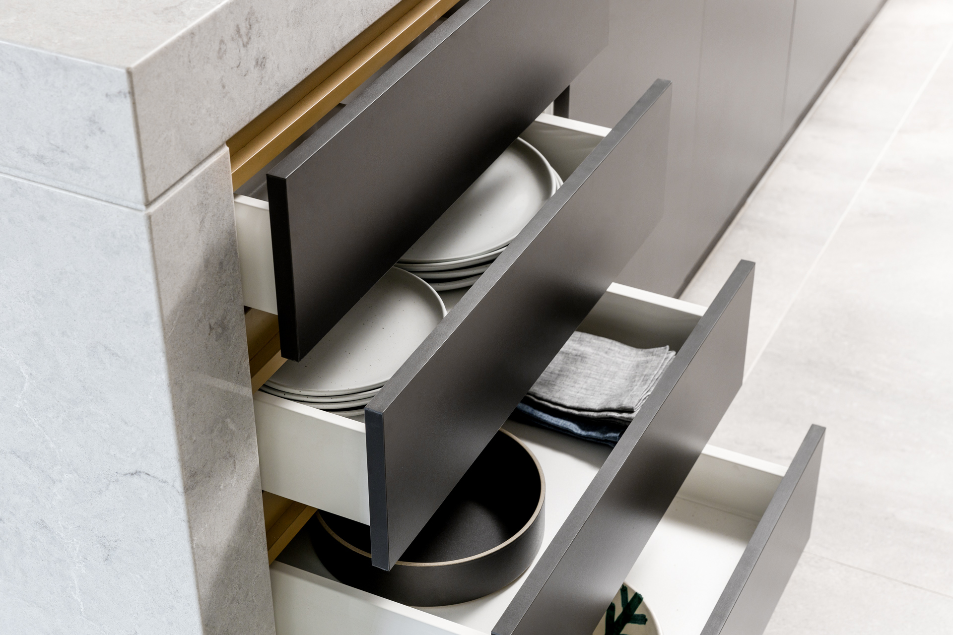 Keough kitchen draws