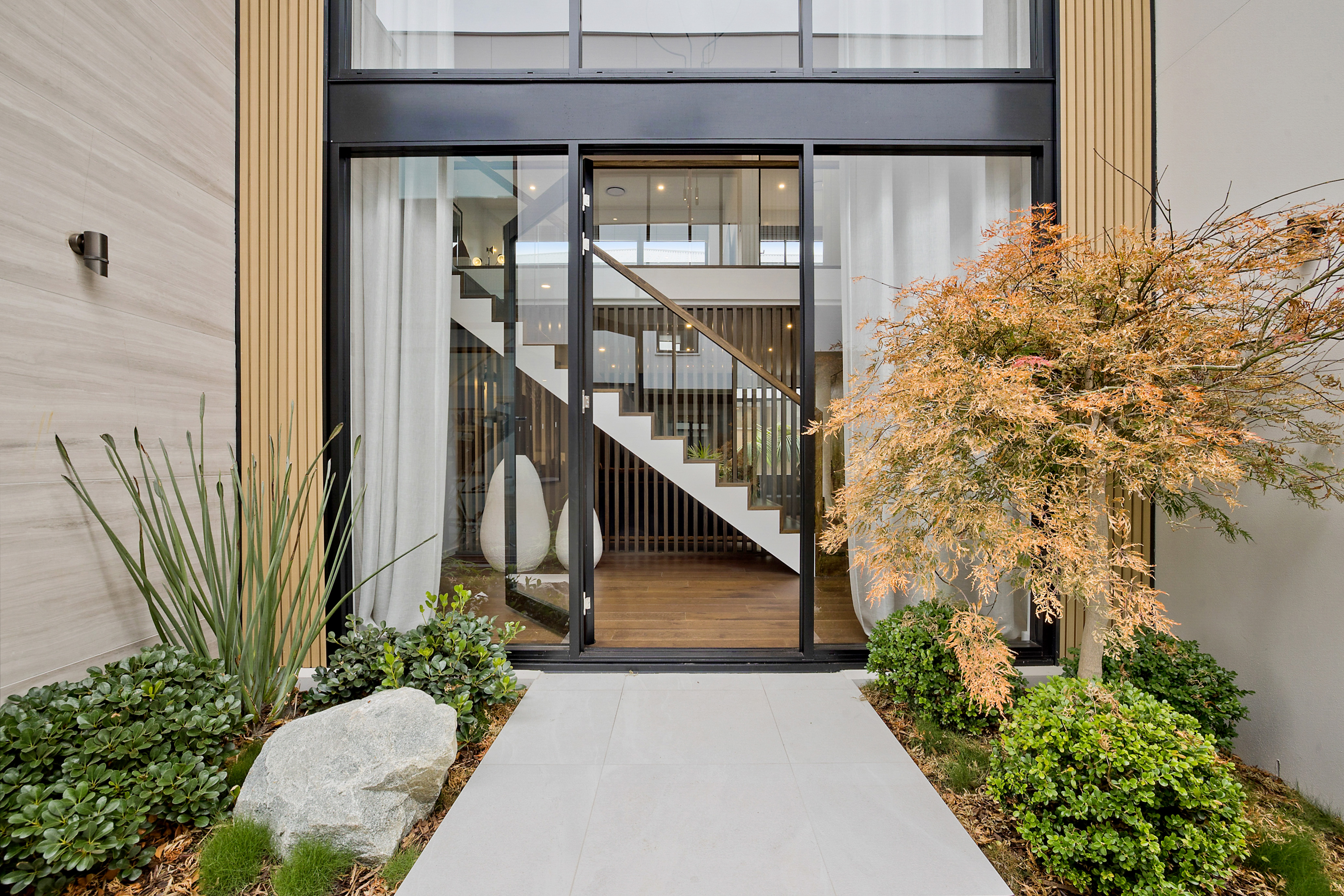 Marbella home design side entrance