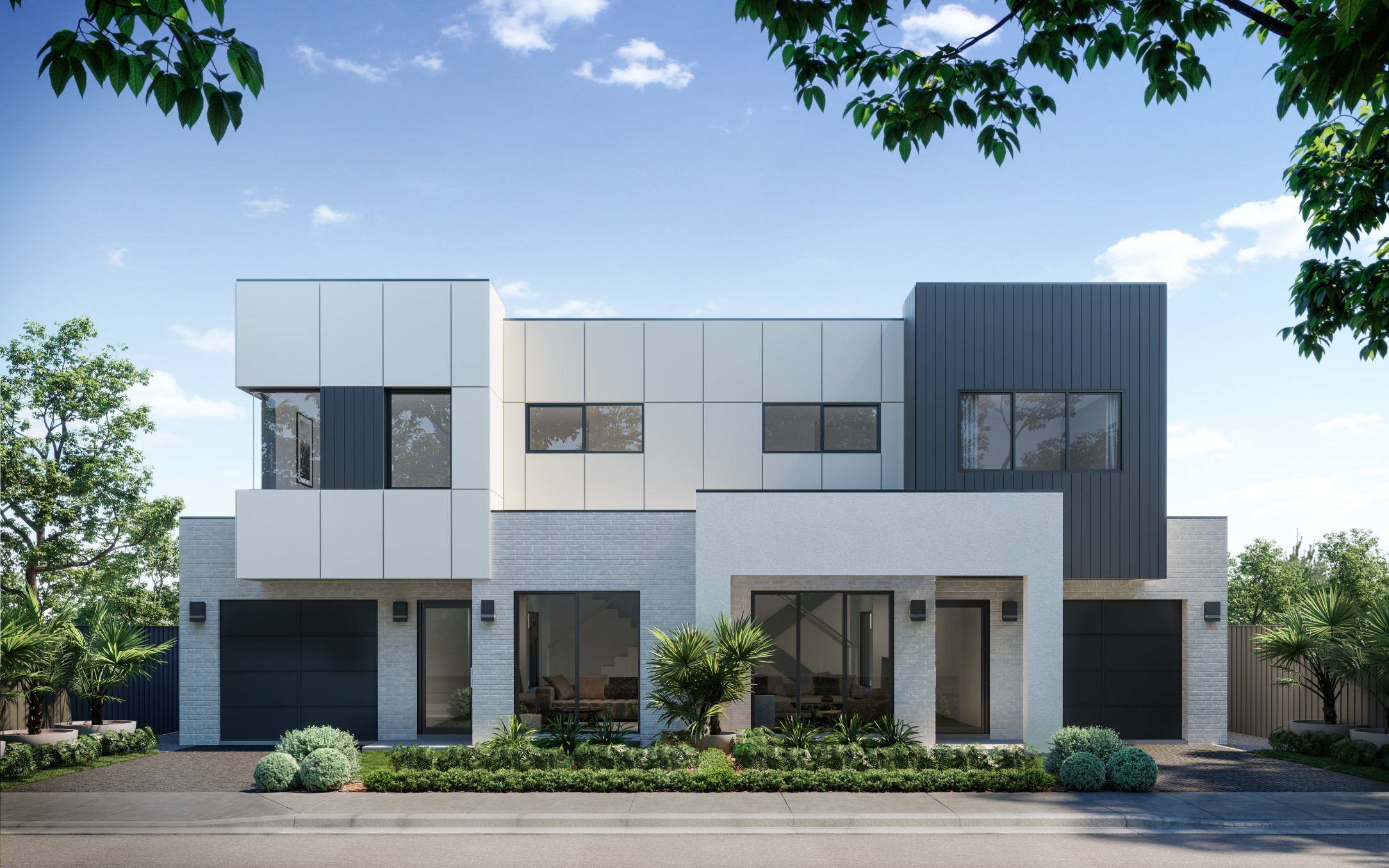 Medina Duplex Home Design with Elite Facade