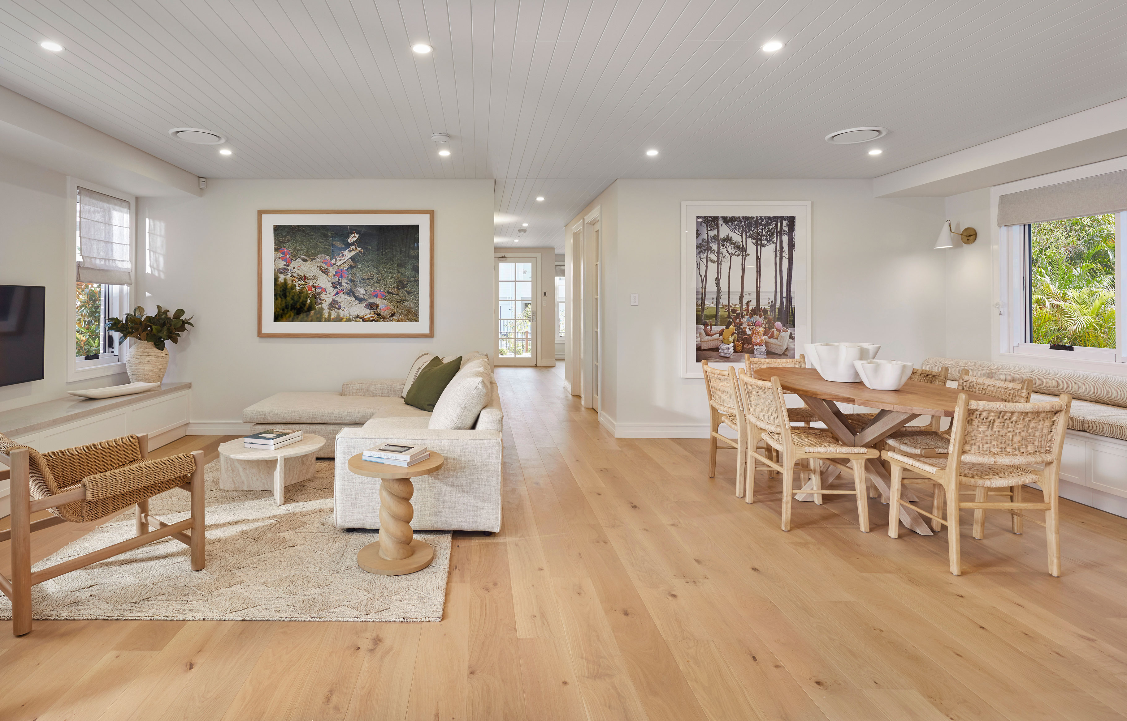 Seaview living and dining