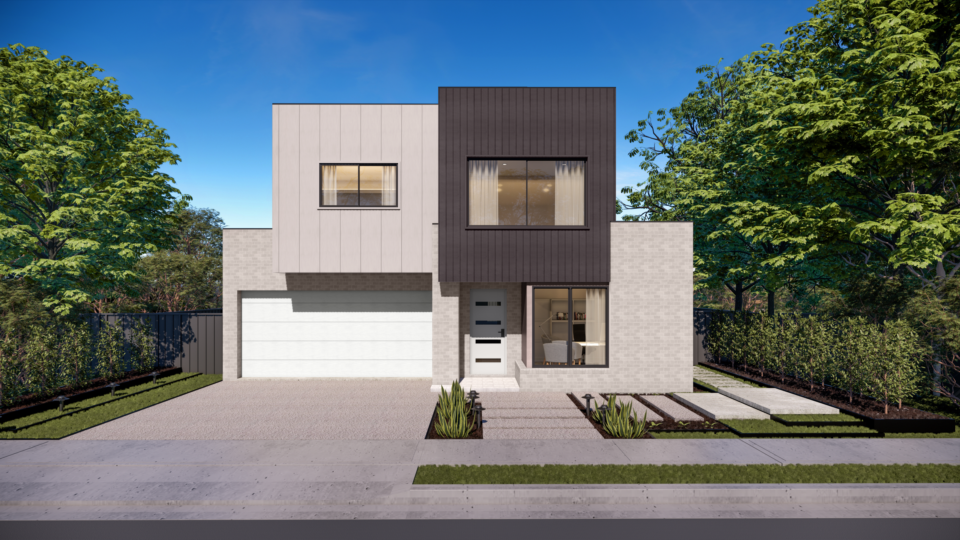 Taylor light modern starter facade