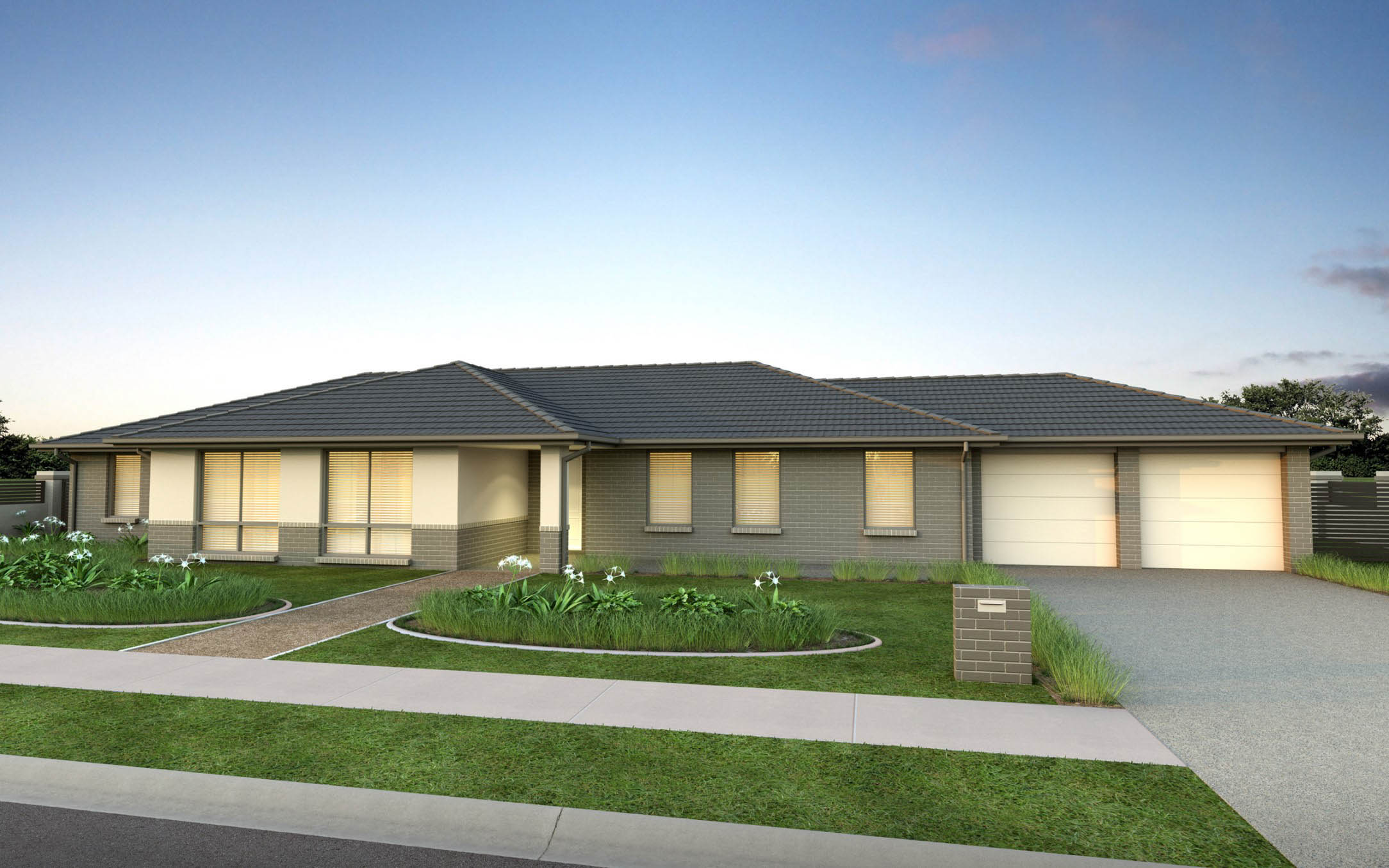 Yanderra Home Design with Classic Facade