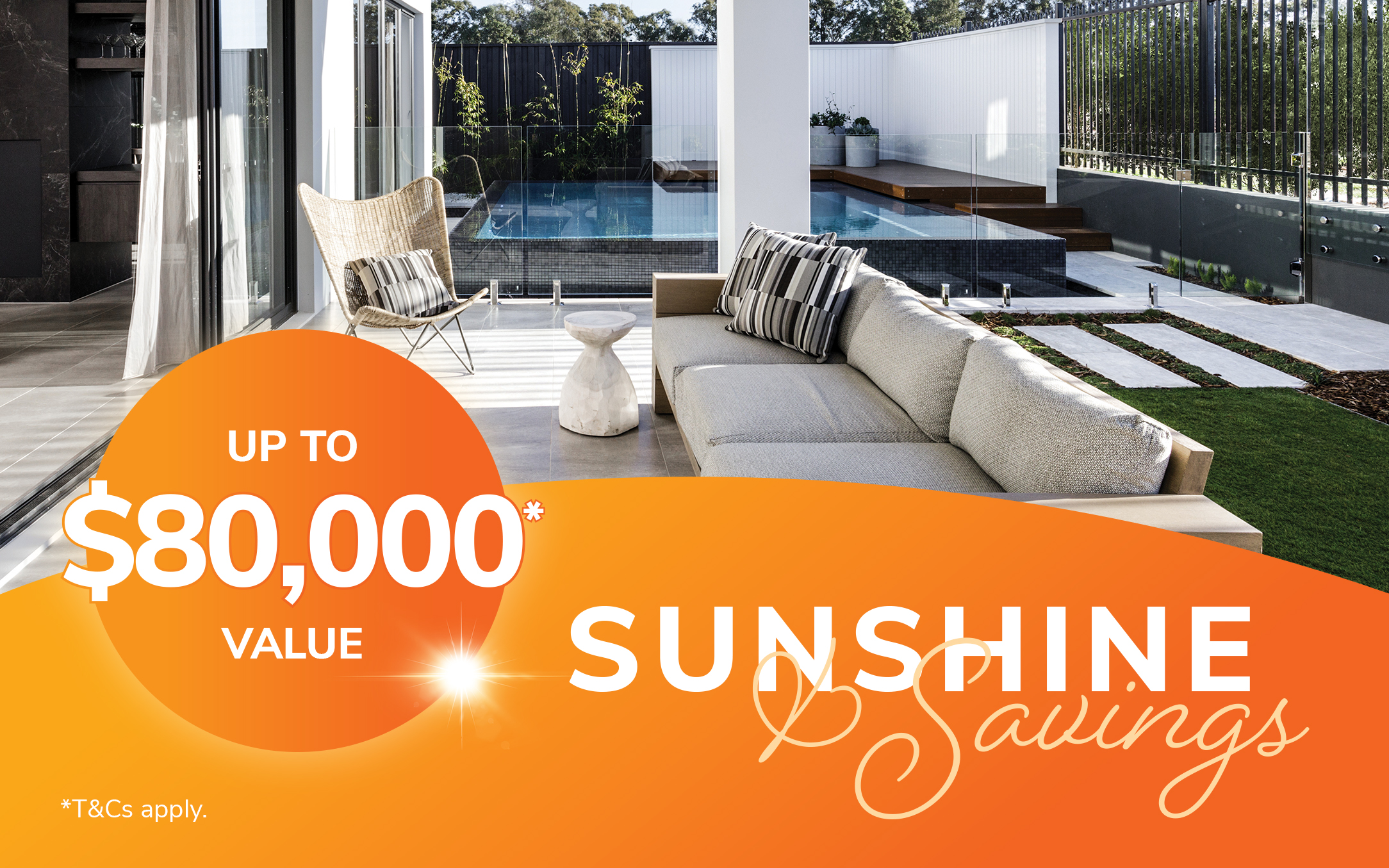 Sunshine and Savings promotional offer