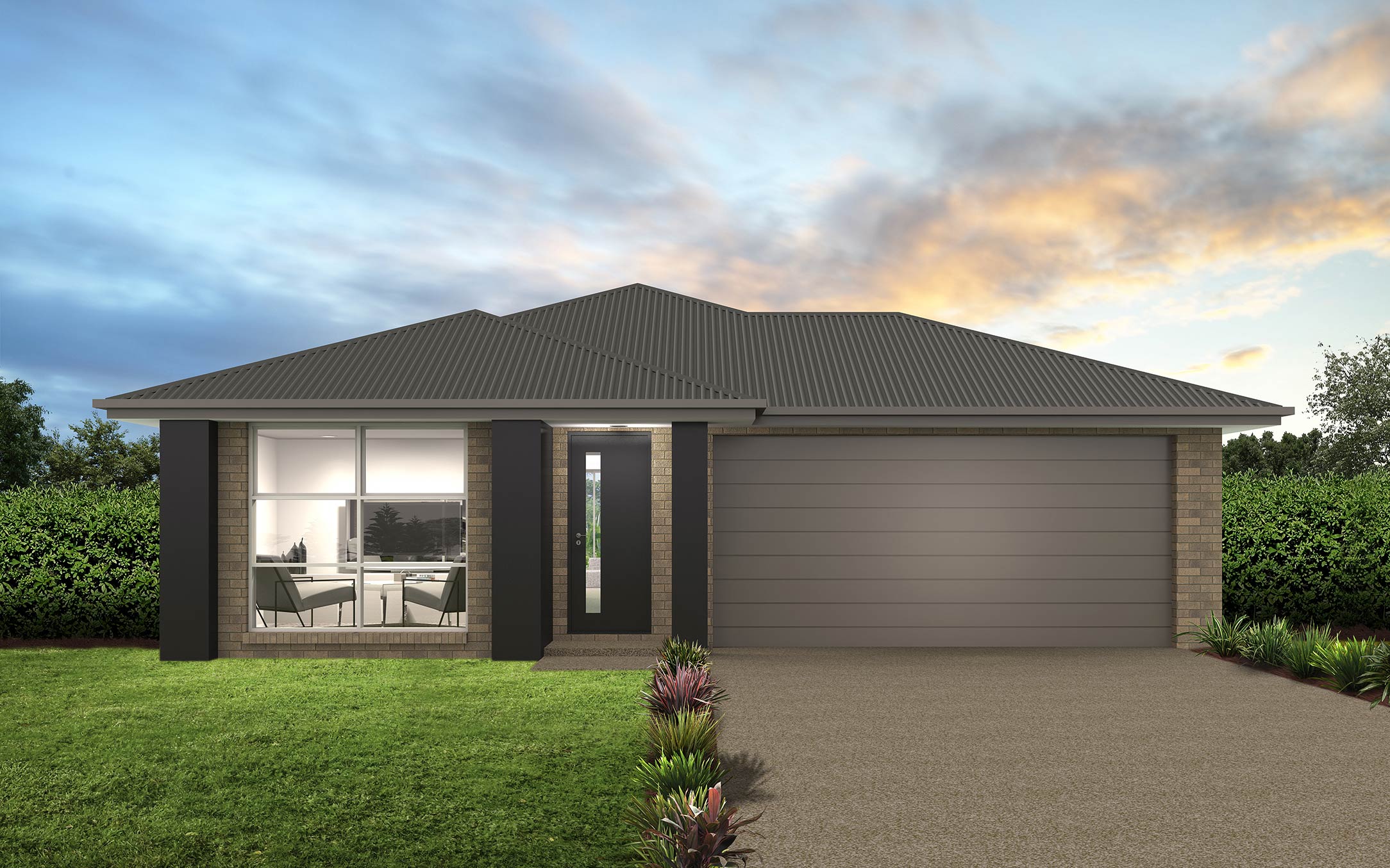 Thrive Homes Aria House Plan Urban Facade