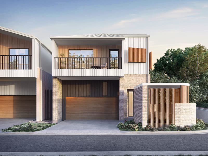 Rawson Homes at Caddens Hill Quarter facade